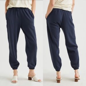 Richer Poorer Fleece Sweatpants in Blue Nights